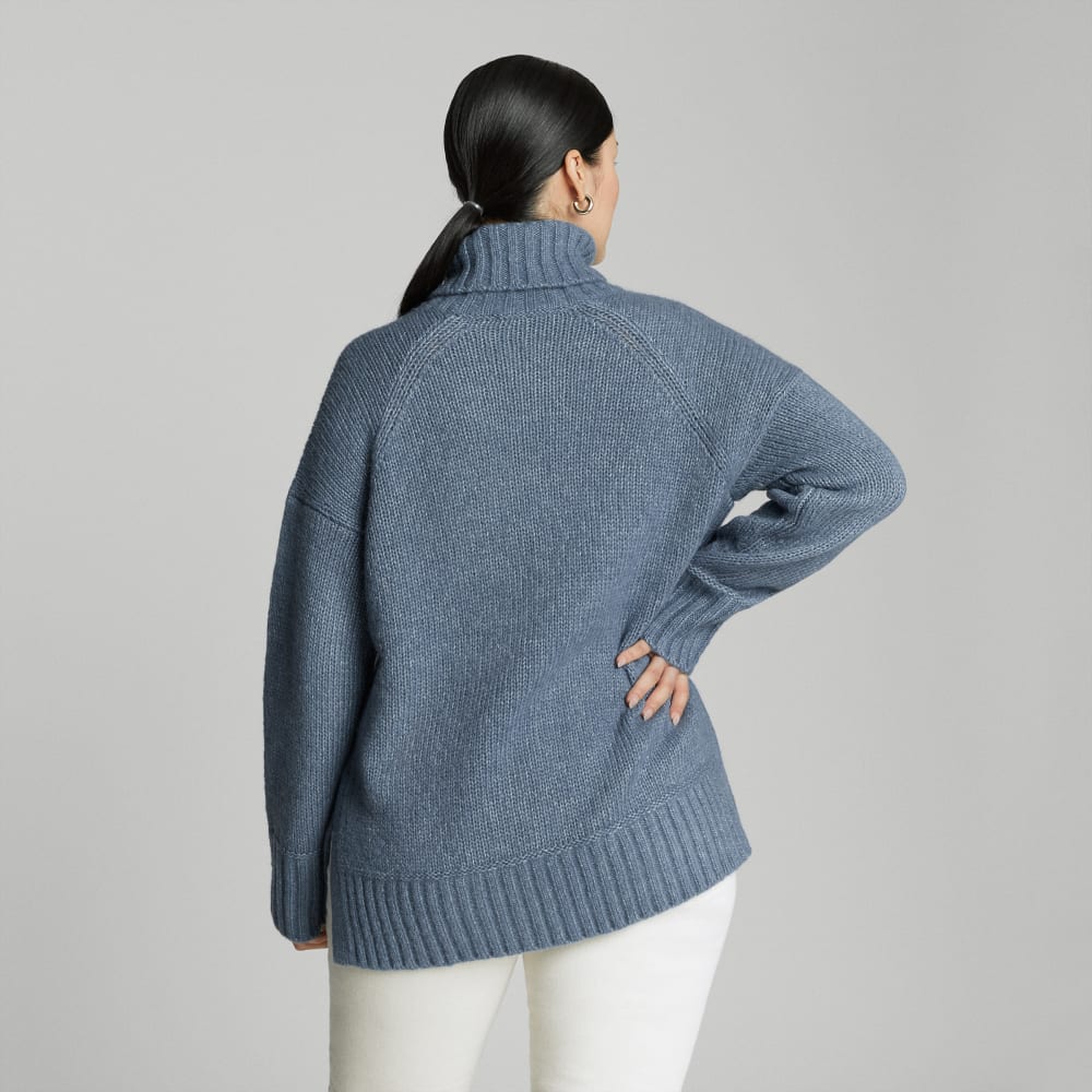 The Cloud Turtleneck | Faded Blue - Image 3