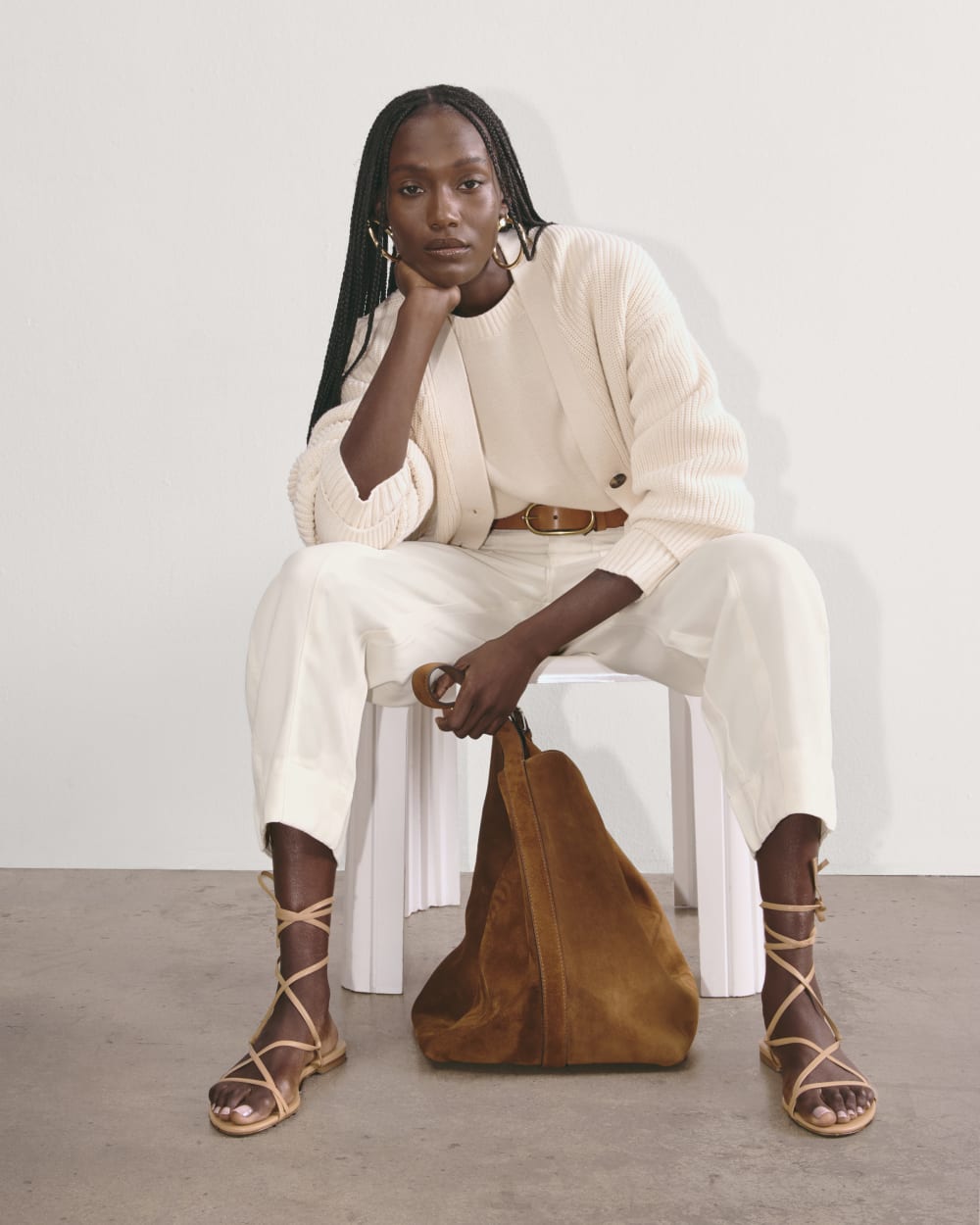 The Utility Pant in Buttersoft | Bone - Image 3