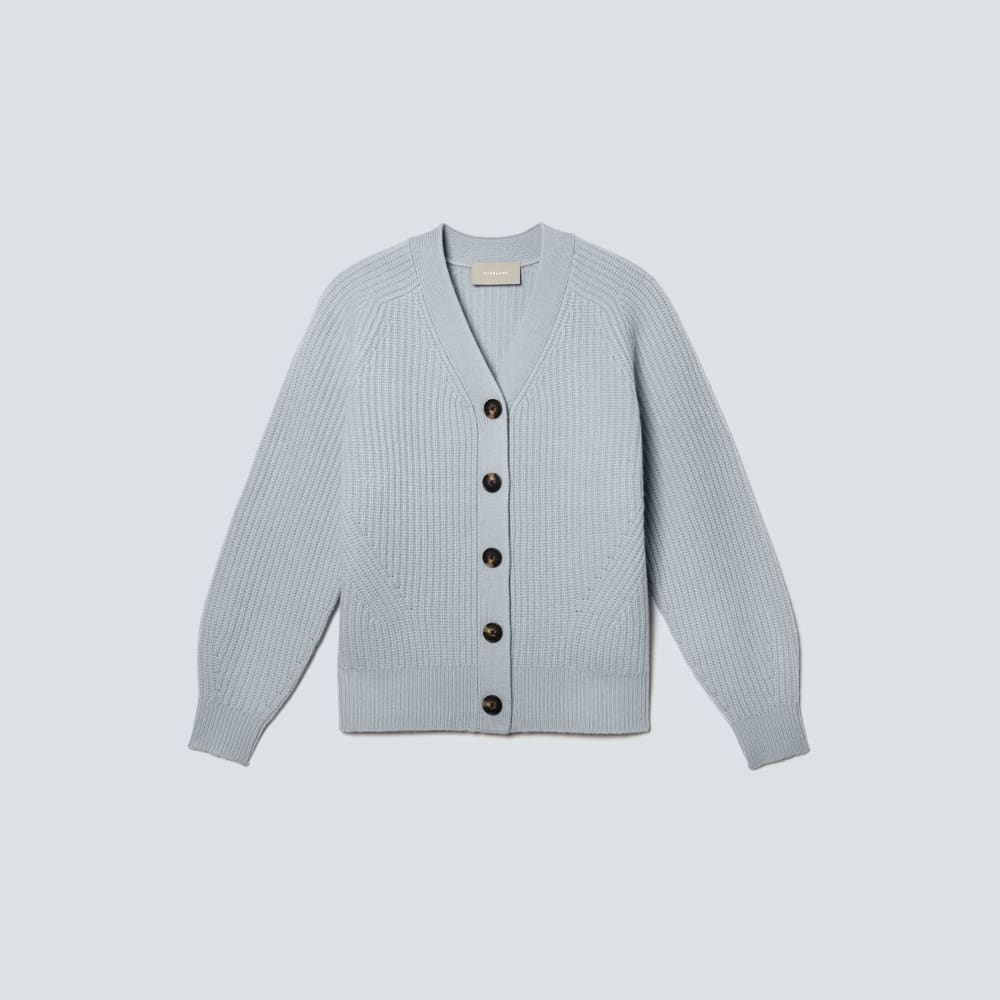 The Felted Merino Cardigan | Sky - Image 2