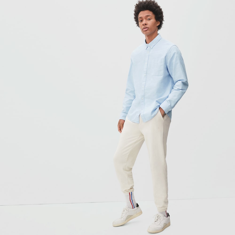 The Standard Fit Japanese Oxford Shirt | Uniform | Light Blue | Standard - Image 6