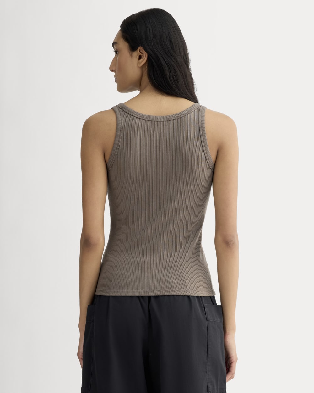 The Shimmy Scoop-Neck Tank | Taupe - Image 4