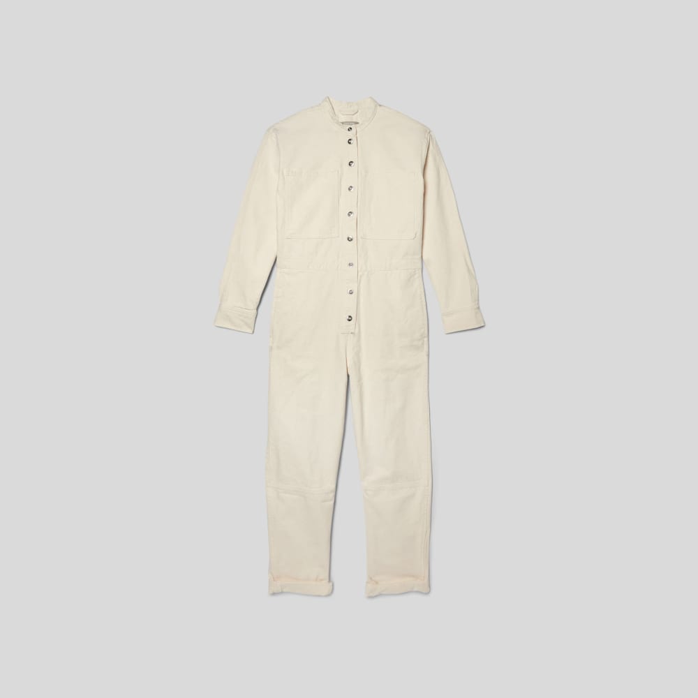 The Canvas Organic Cotton Coverall | Bone - Image 2