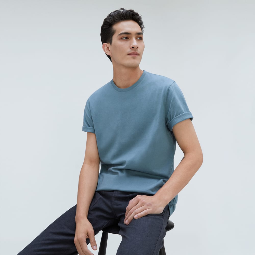 The Organic Cotton Crew | Greyish Blue - Image 4