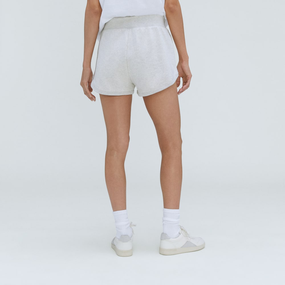 The Track Sweatshort | Light Heather Grey - Image 3