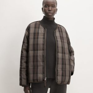 The Quilted Cotton Liner | Abalone / Black / Earth Brown