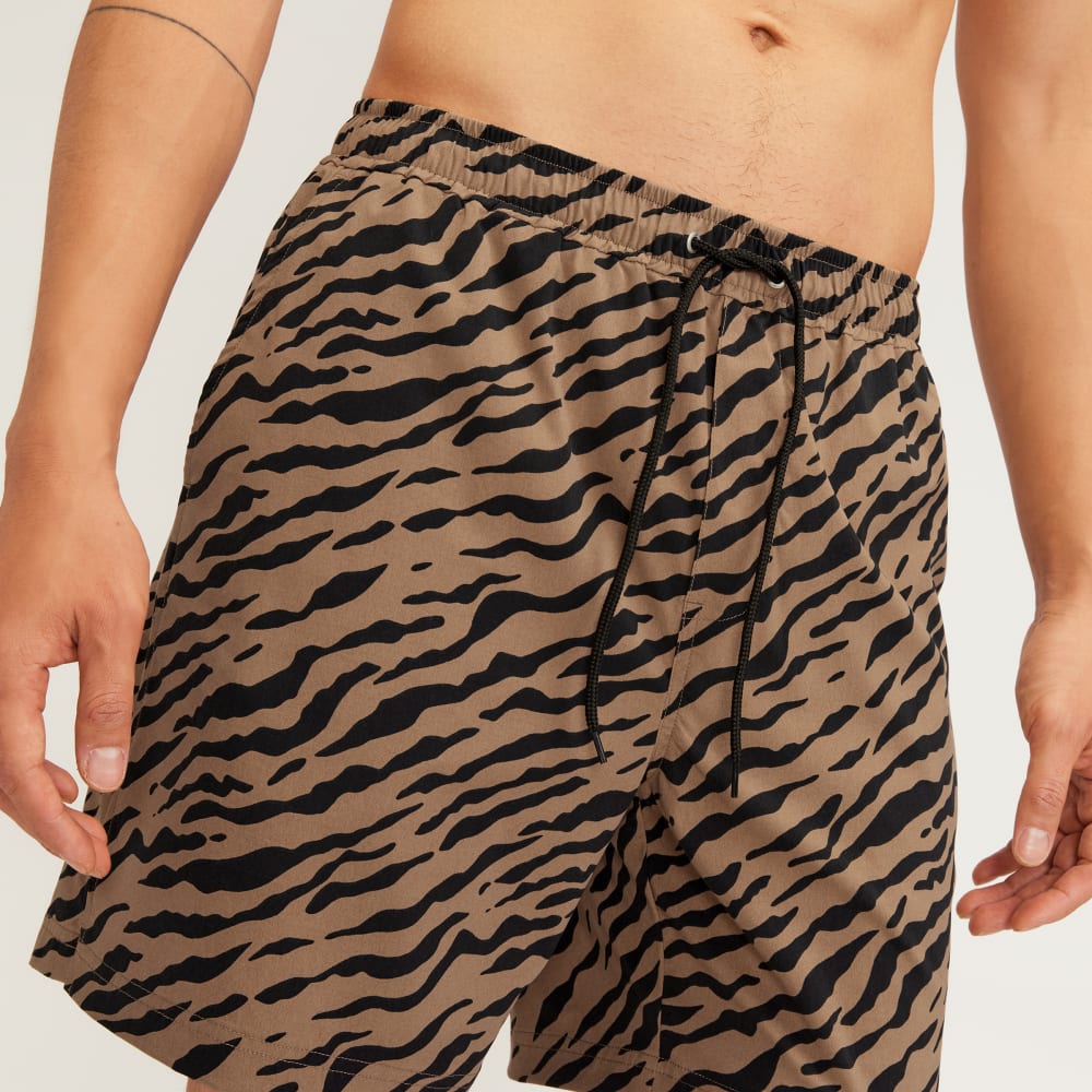 The ReNew Swim Short | Tiger Stripe Toasted Coconut - Image 4