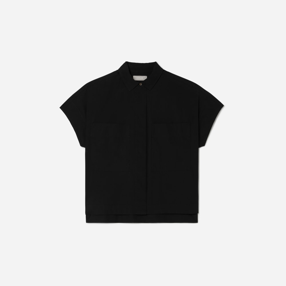 The Short-Sleeve Box Shirt | Black