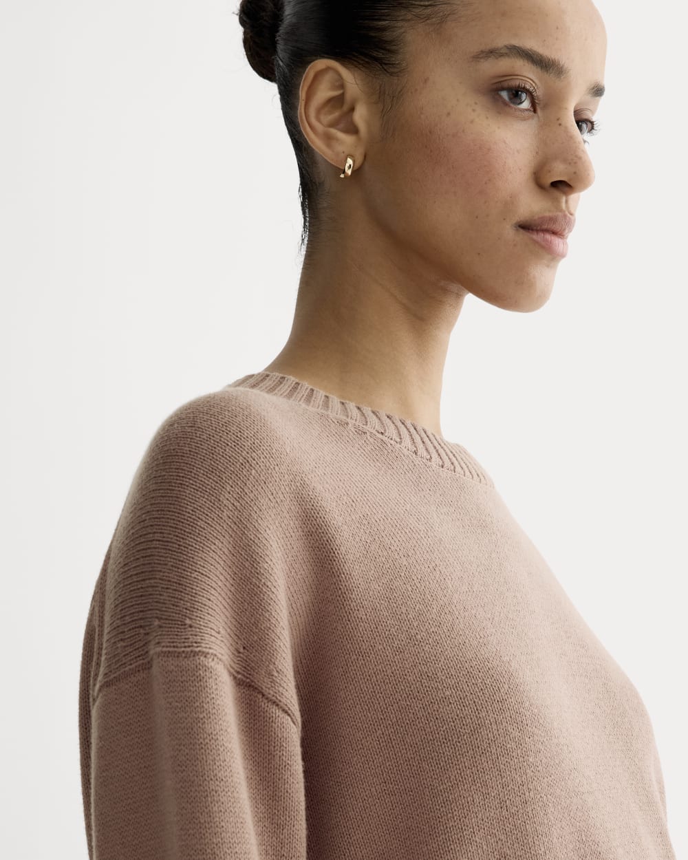 The Boxy Sweater in Everyday Cotton | Rose Dusk - Image 4