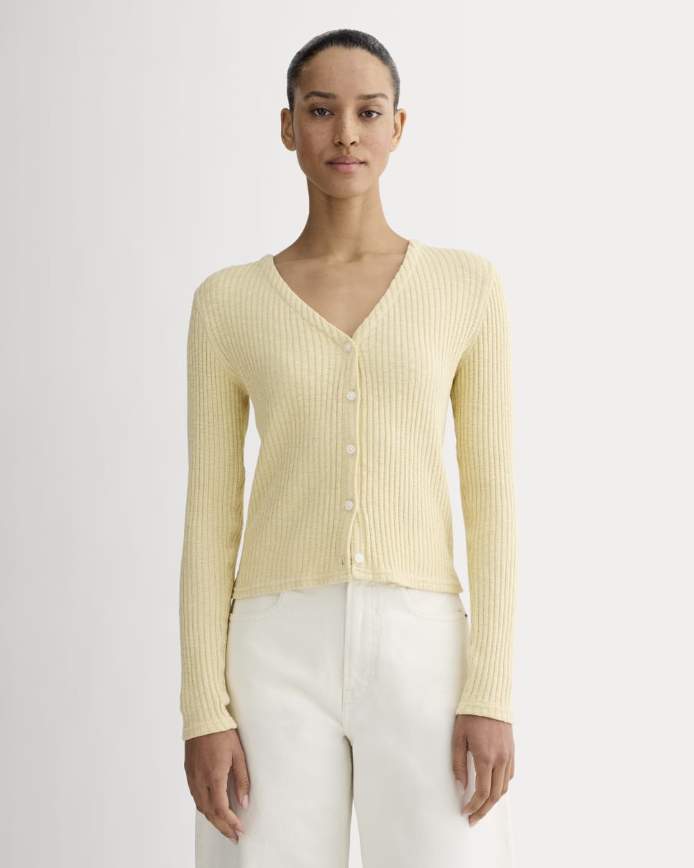 The Cozy Rib Cardigan | Banana Crepe