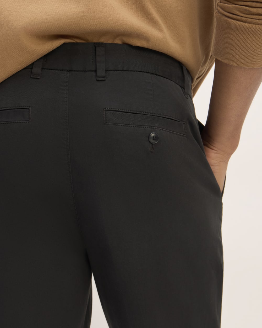 The Pleated Air Chino | Black - Image 5