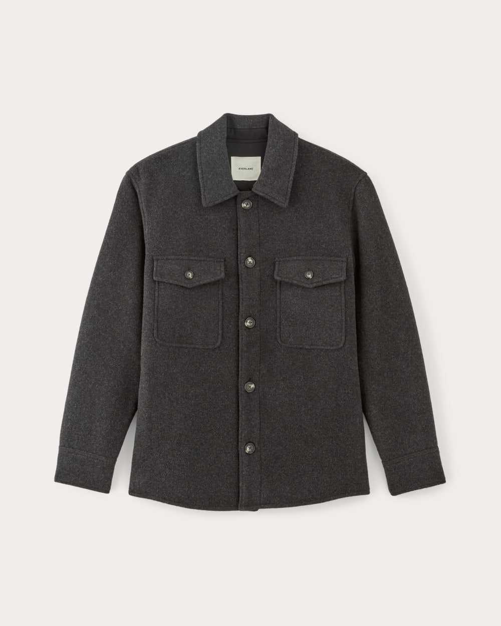 The Wool Overshirt | Heather Charcoal - Image 2
