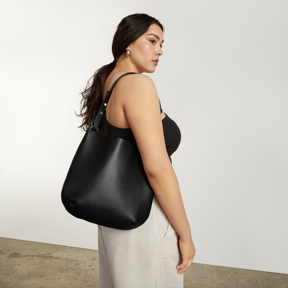 The Cactus Leather Hobo | Black - Image 2