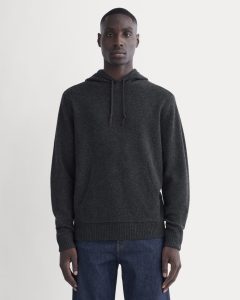 The Felted Merino Hoodie | Charcoal