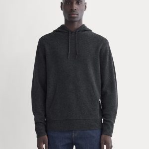 The Felted Merino Hoodie | Charcoal