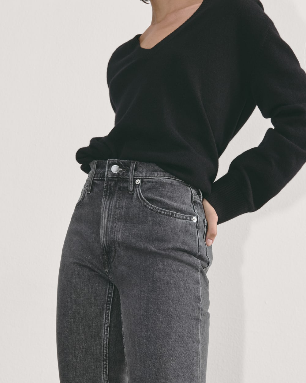 The Original Cheeky® Jean | Washed Charcoal | 26.5 Inseam - Image 6