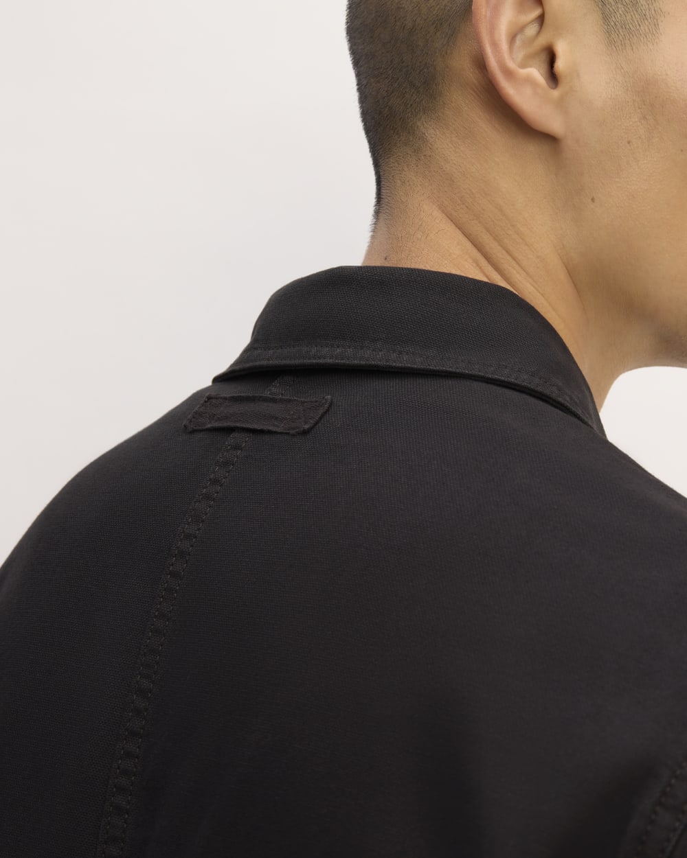 The Organic Cotton Chore Jacket | Black - Image 4