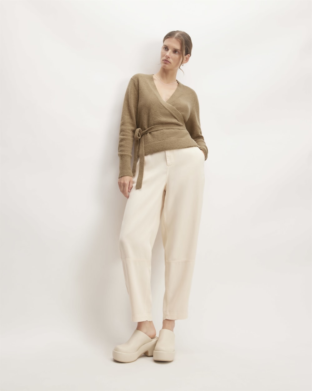 The Alpaca Wrap Sweater | Tiger's Eye - Image 3