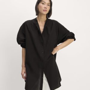 The Gauze Oversized Shirt | Black
