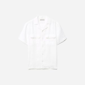 The Resort Shirt in Linen | White