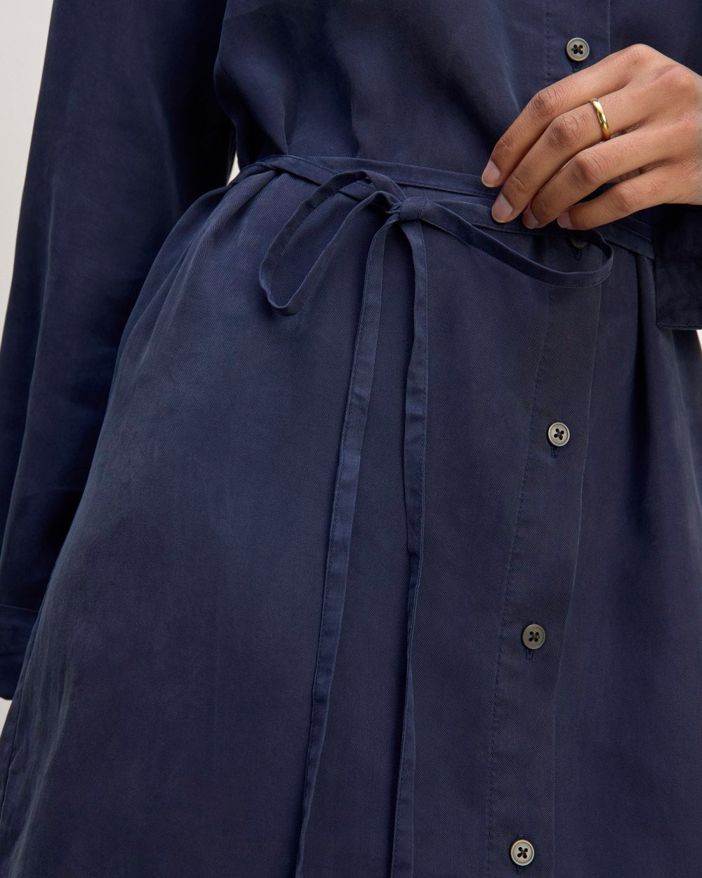 The Must-Have Shirtdress in Butterlite | Navy - Image 4
