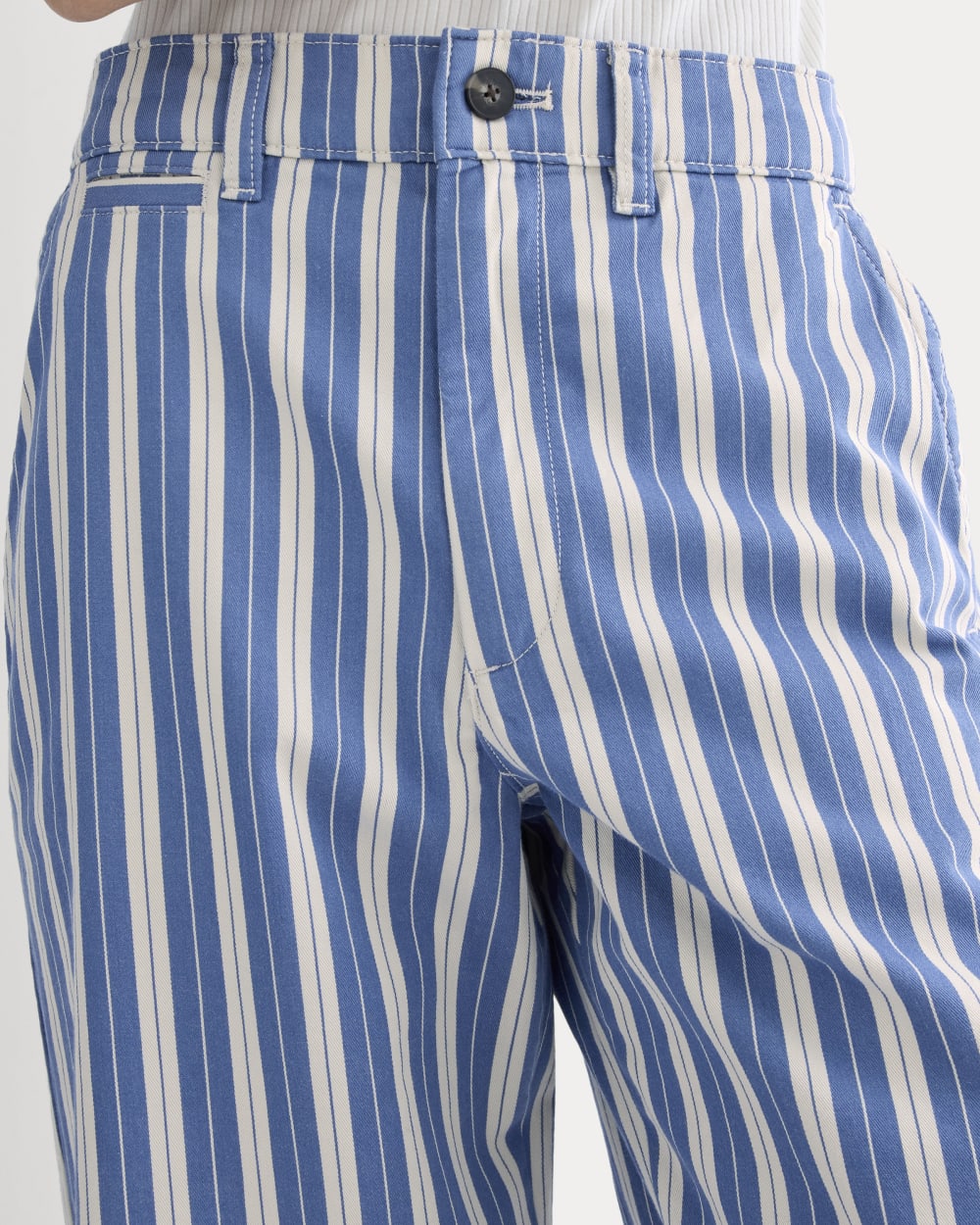 The Wide-Leg Chino | Dutch Blue / Natural - Image 4