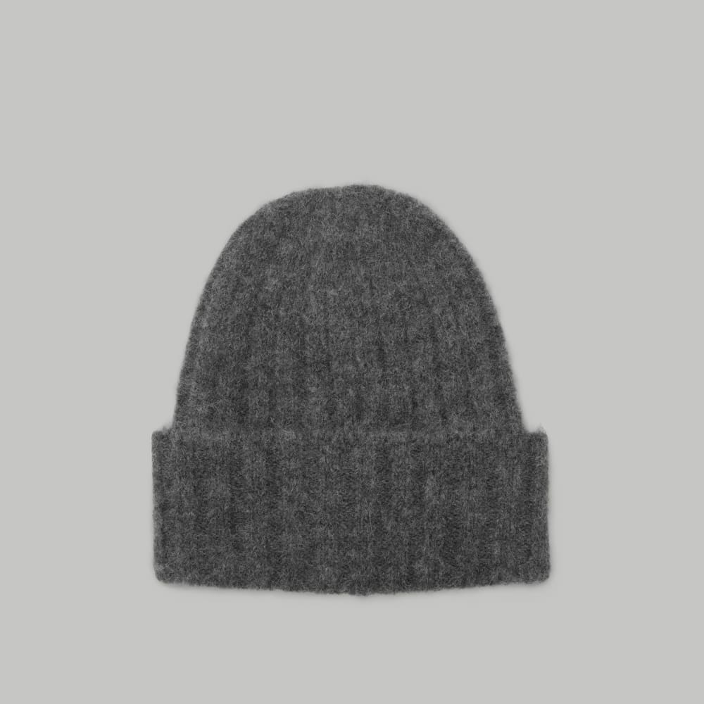 The Alpaca Beanie | Dark Charcoal - Image 2