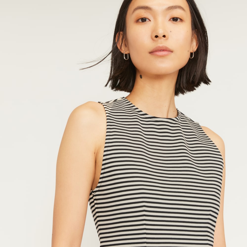 The Dream '90s Shift Dress | Parchment / Black - Image 4