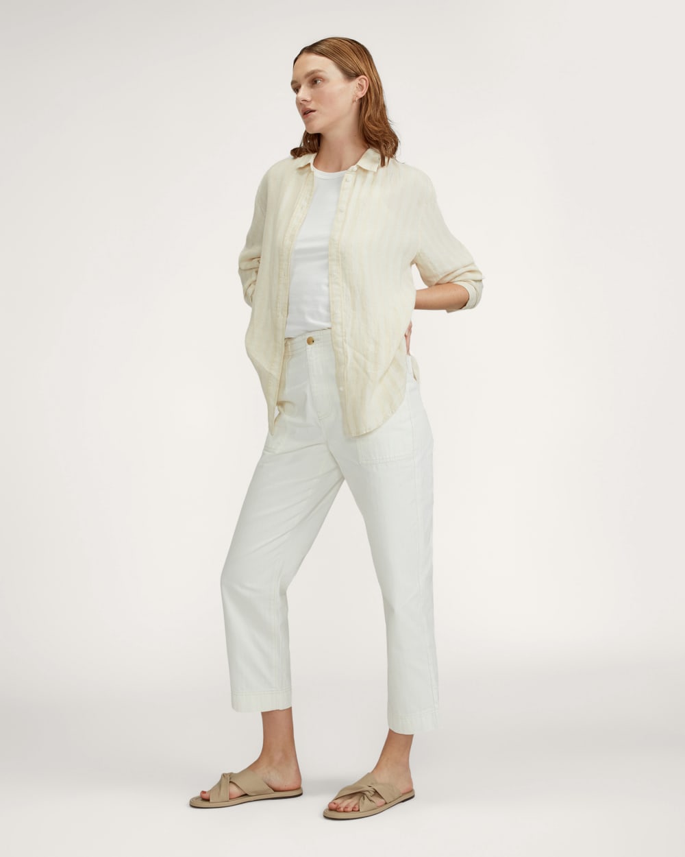 The Day Twist Sandal | Warm Khaki - Image 3