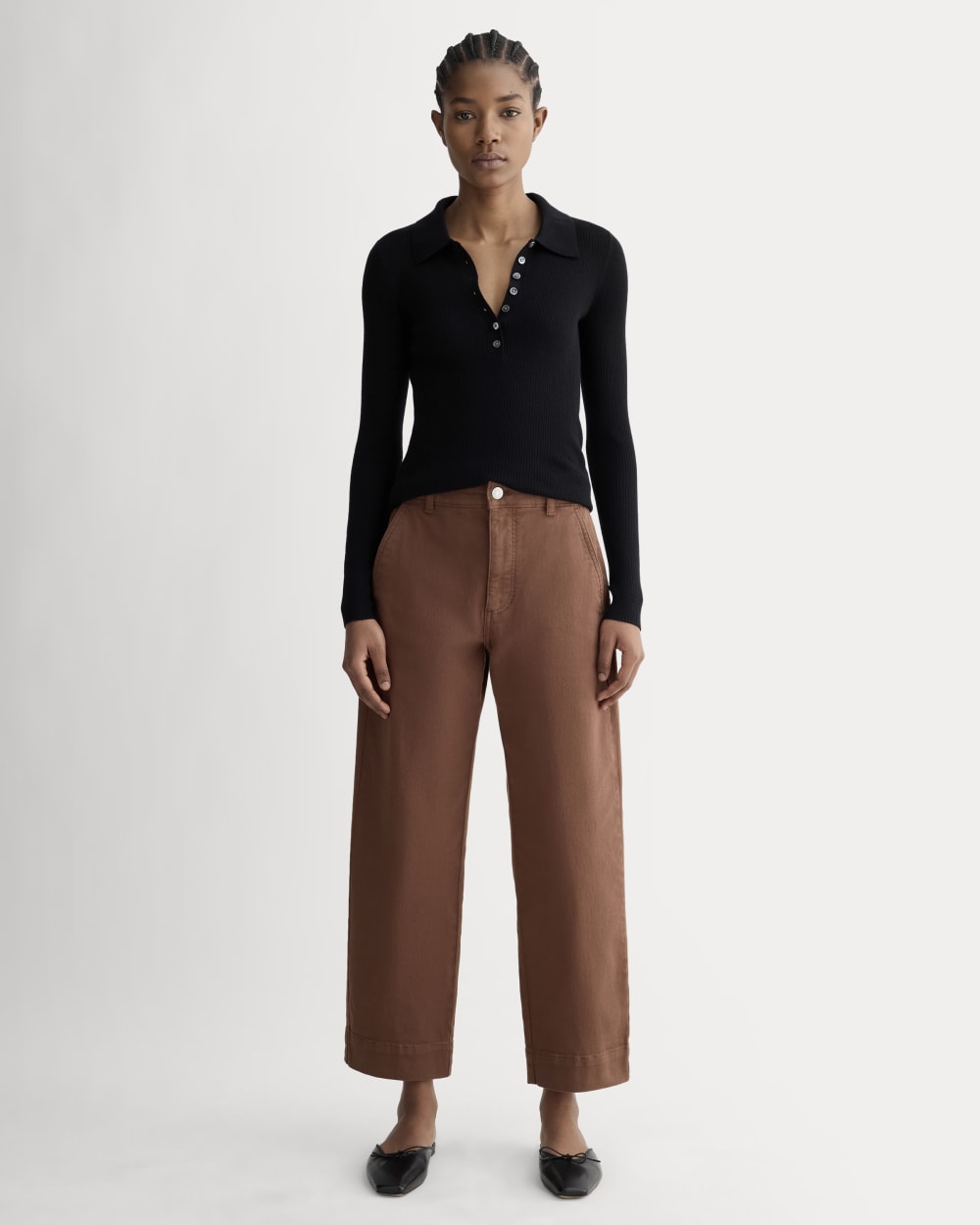 The Utility Straight-Leg Pant | Rosewood | 26.5 Inseam