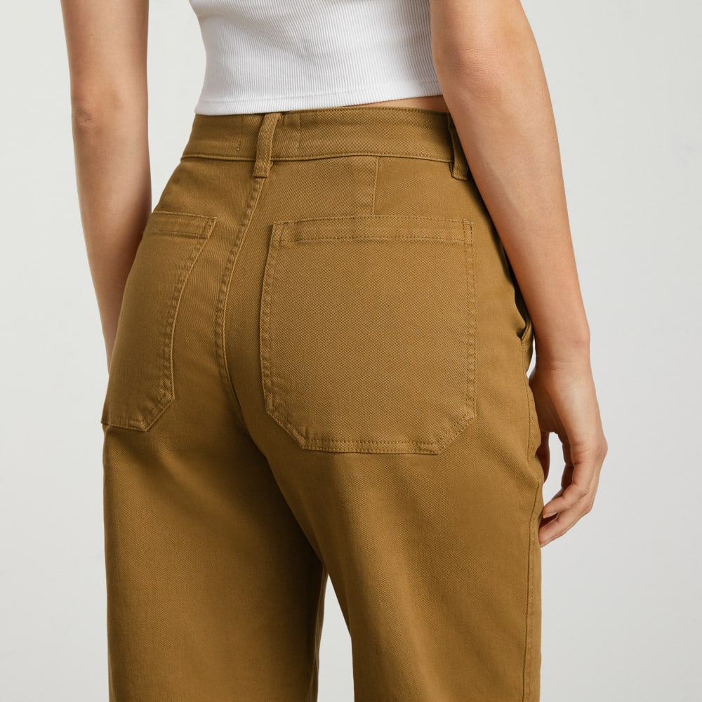 The Utility Barrel Pant | Golden Brown | Regular - Image 7