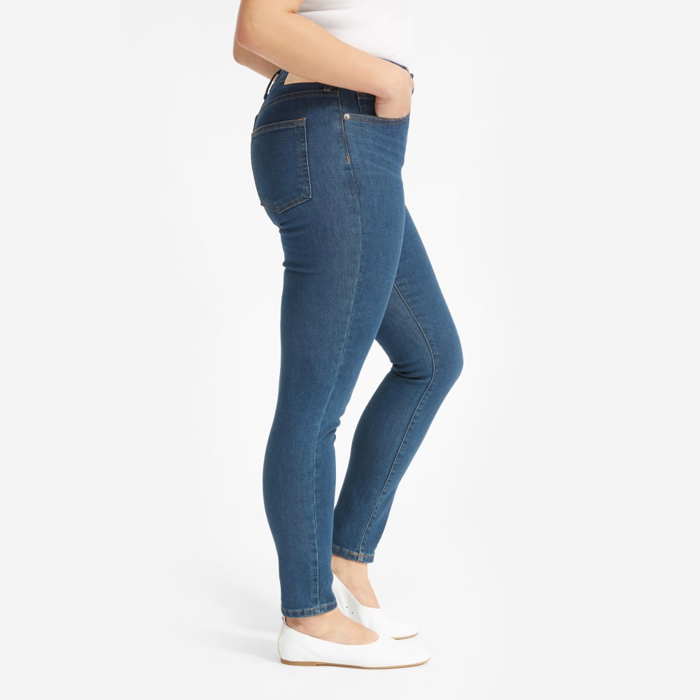 The Authentic Stretch High-Rise Skinny | Dark Blue Wash | 28.5 Inseam - Image 11