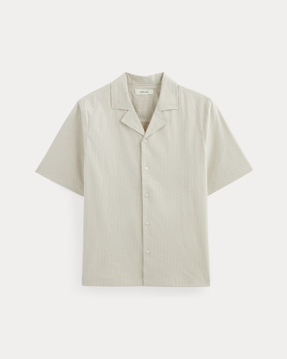 The Seersucker Resort Shirt | Trench Coat Khaki / Natural - Image 2