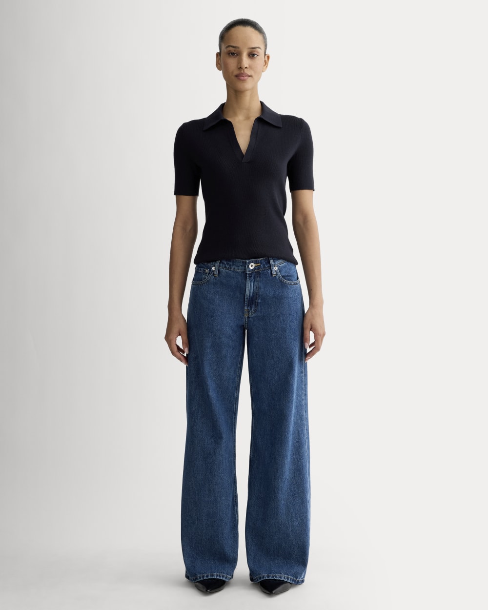 The Knit Polo | Navy - Image 3