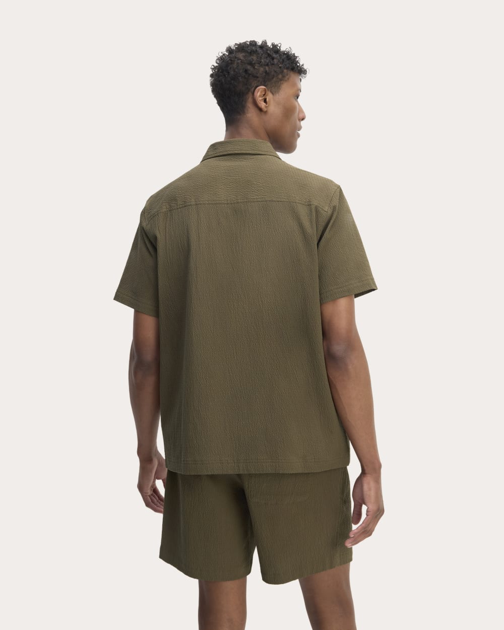 The Seersucker Short-Sleeve Shirt | Beech - Image 6
