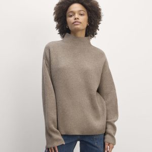 The Fisherman Turtleneck in Wool Cashmere | Oatmeal