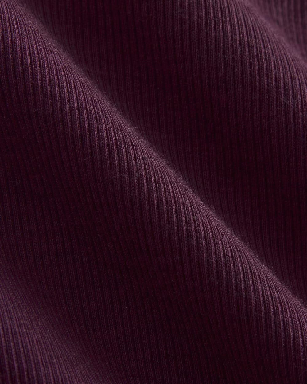 The Luxe Rib Funnel-Neck Tee | Heathered Port Royale - Image 6