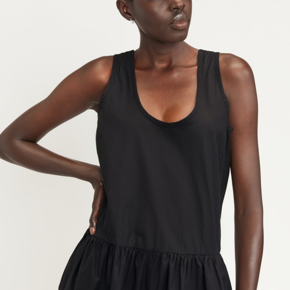 The Poplin Summer Dress | Black - Image 4