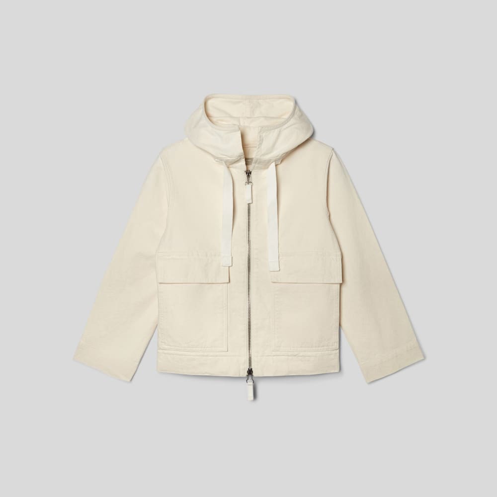 The Canvas Organic Cotton Anorak | Bone - Image 2