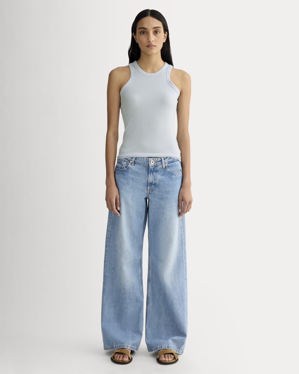 The Shimmy Cutaway Tank | Air Blue - Image 3