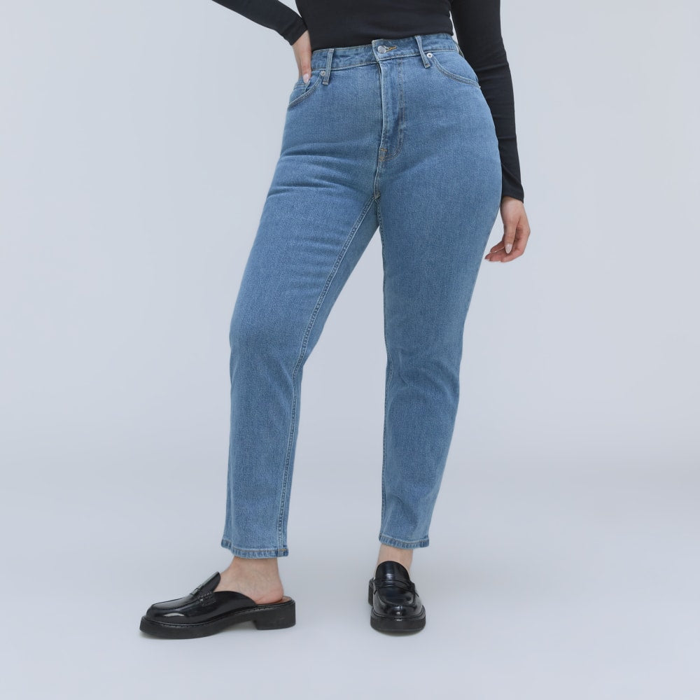 The Cheeky Hourglass Jean | Stone-Washed Sky | 26.5 Inseam - Image 2