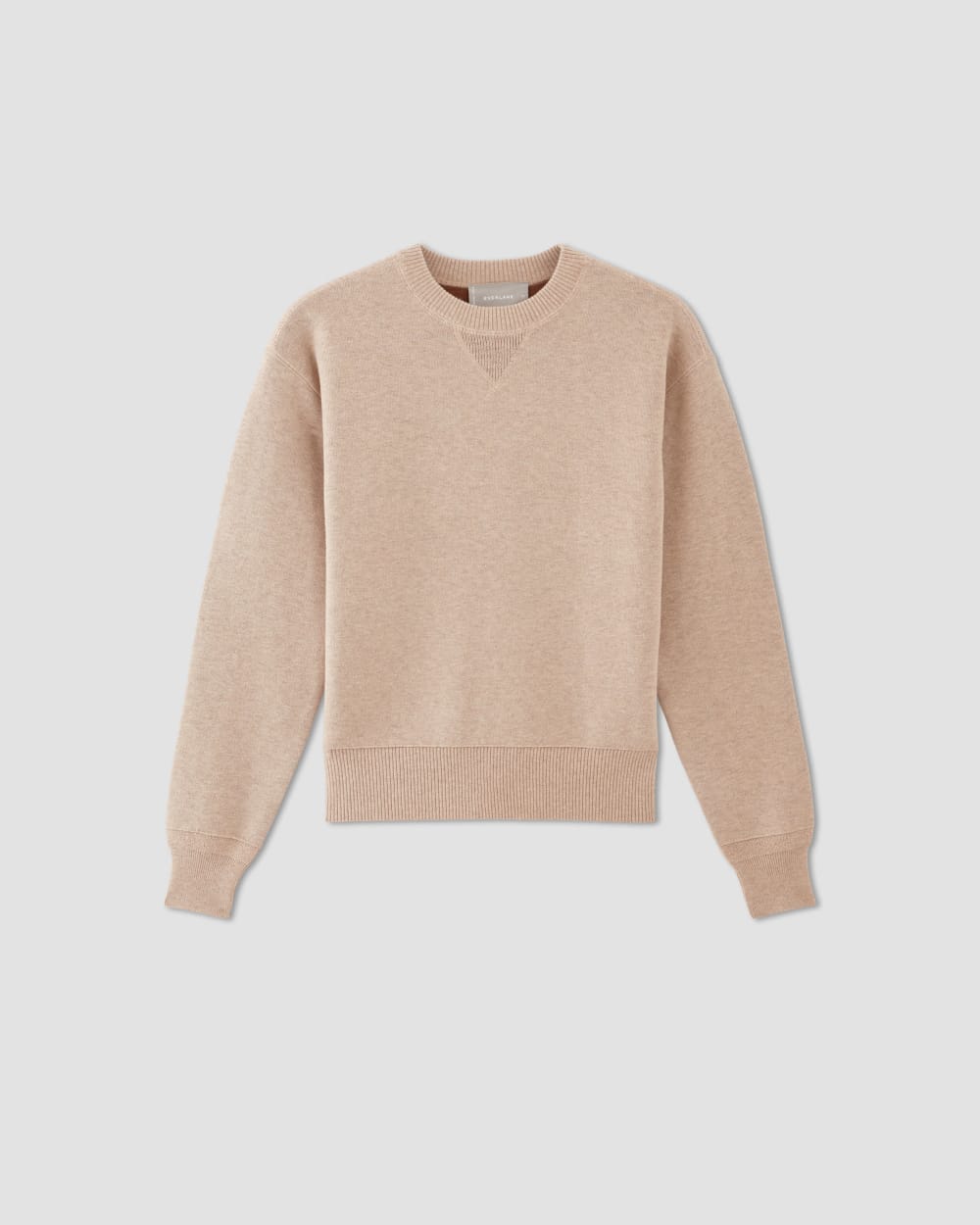 The Cotton-Merino Sweatshirt | Warm Oat Heather - Image 2