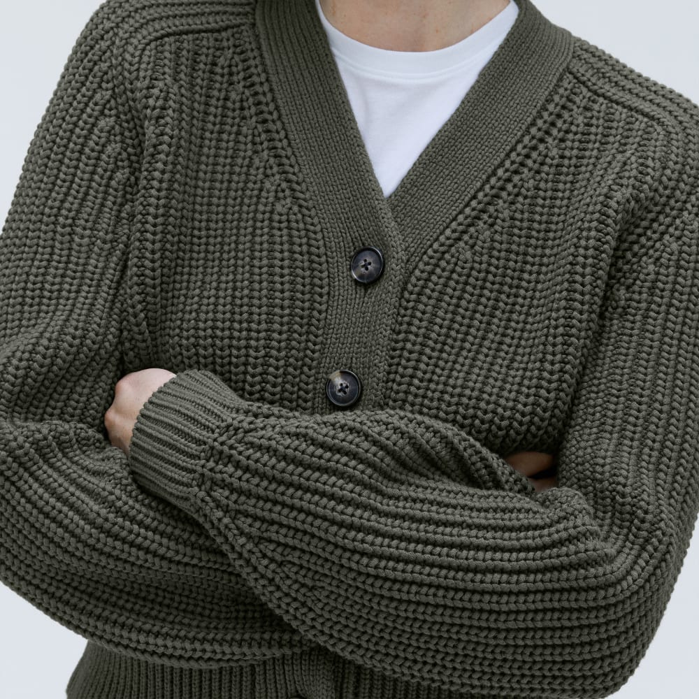 The Texture Cotton Cardigan | Kambaba - Image 4