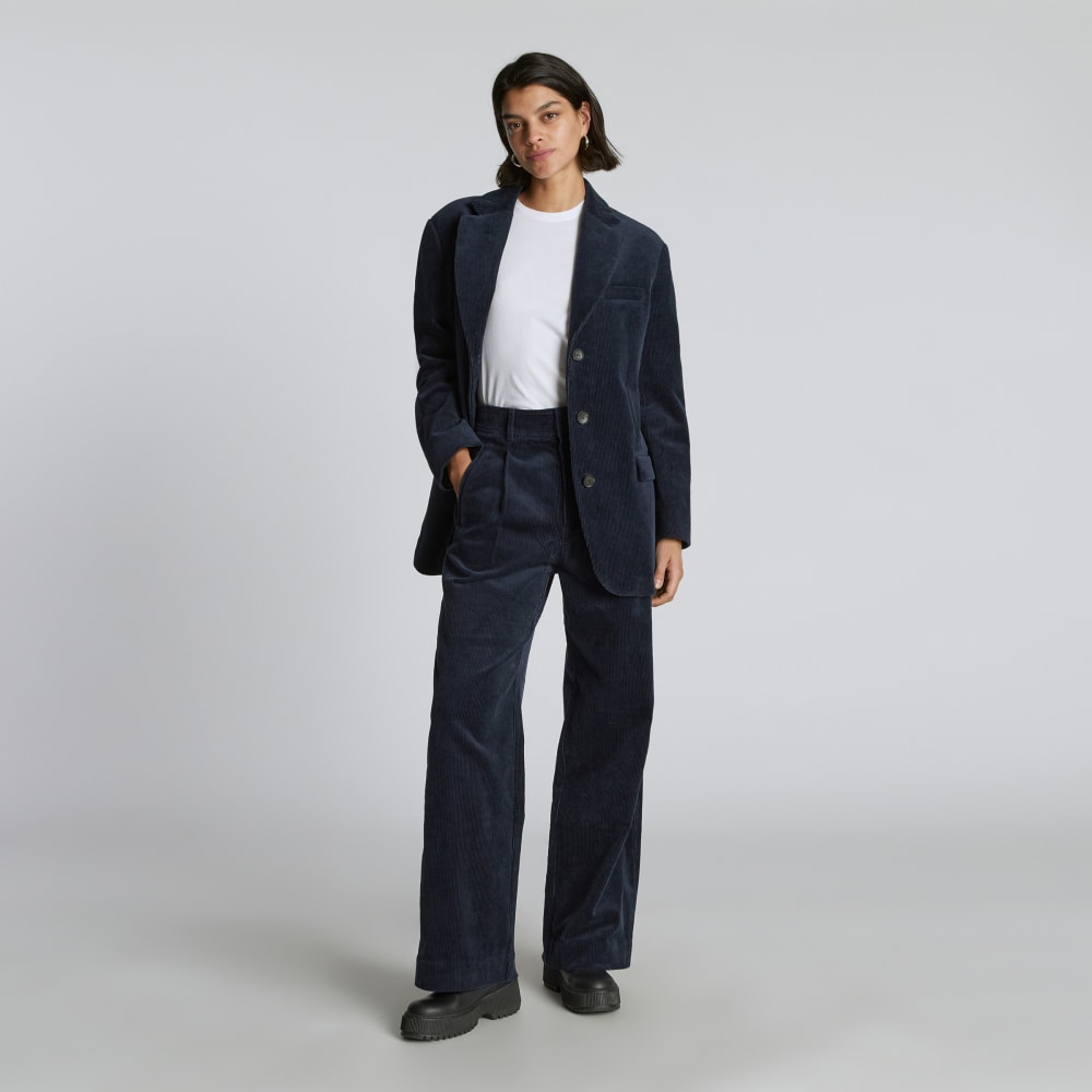 The Corduroy '80s Blazer | Deep Navy - Image 6
