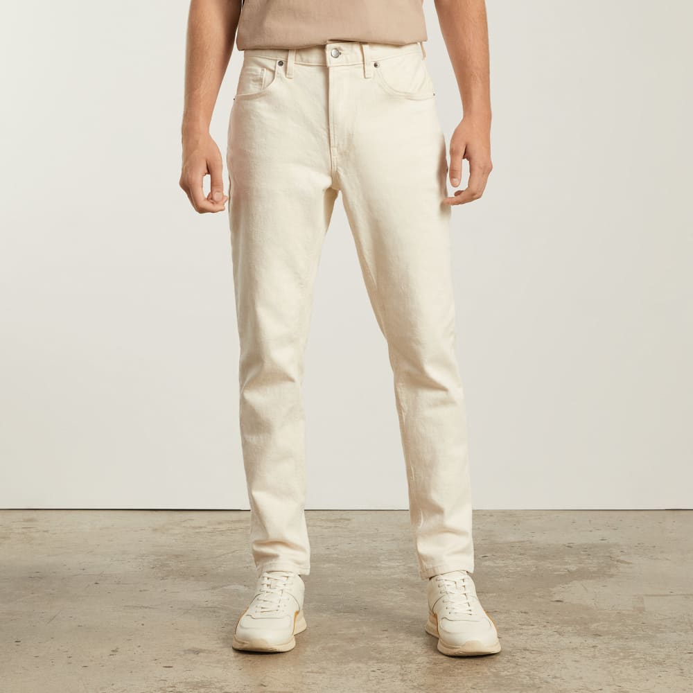 The Organic Cotton Slim-Fit Jean | Bone - Image 2