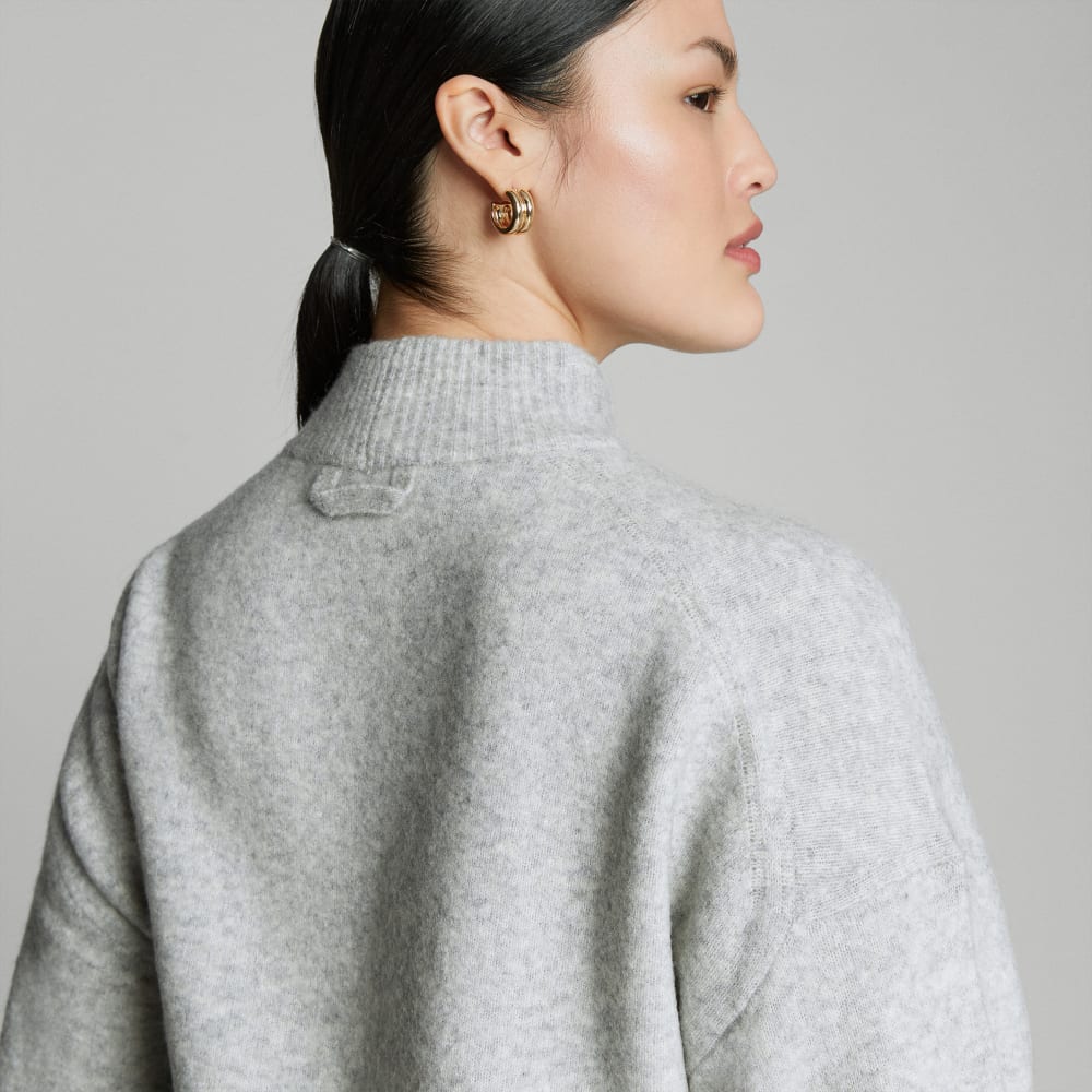 The Cozy-Stretch Pullover | Heathered Grey - Image 6