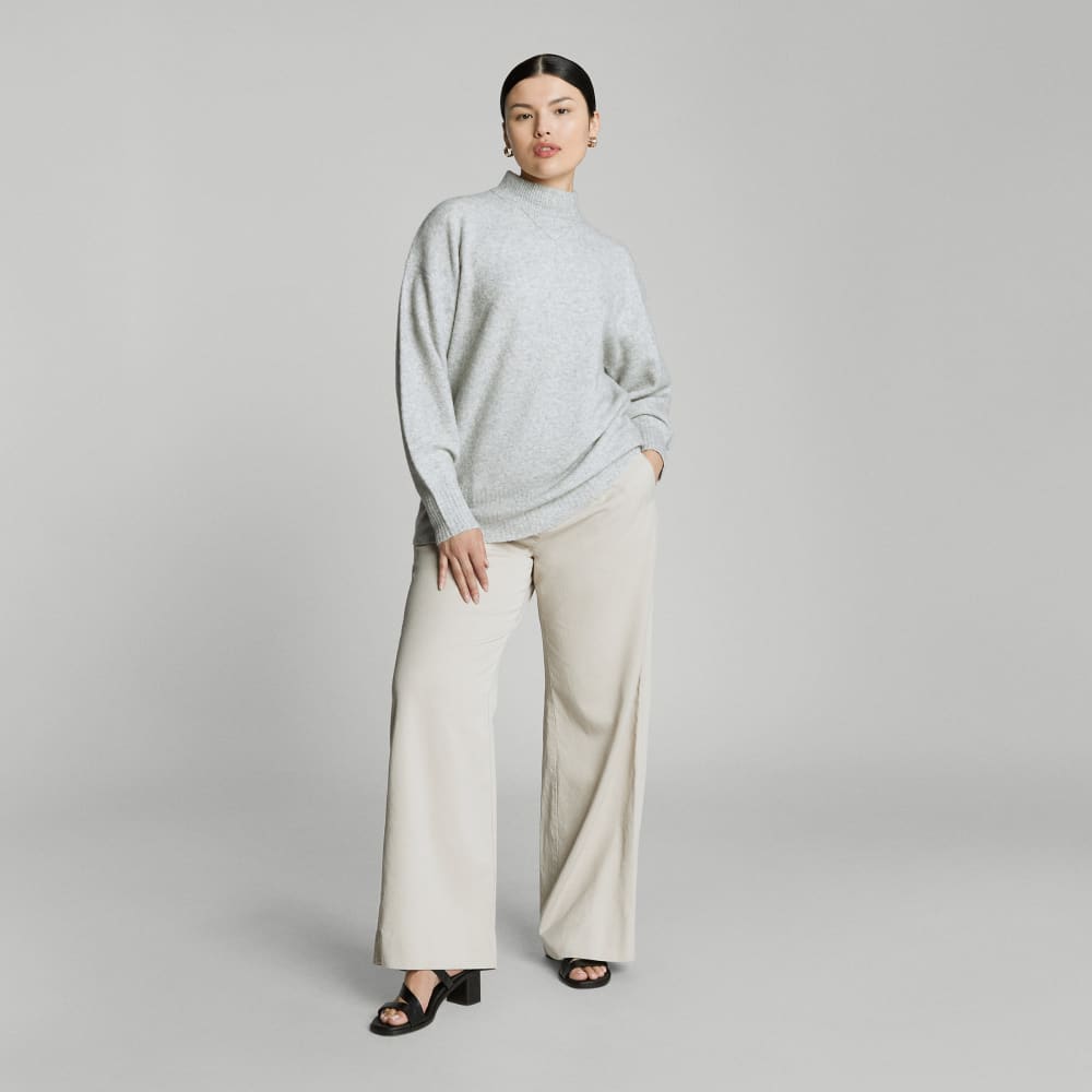 The Cozy-Stretch Pullover | Heathered Grey - Image 5