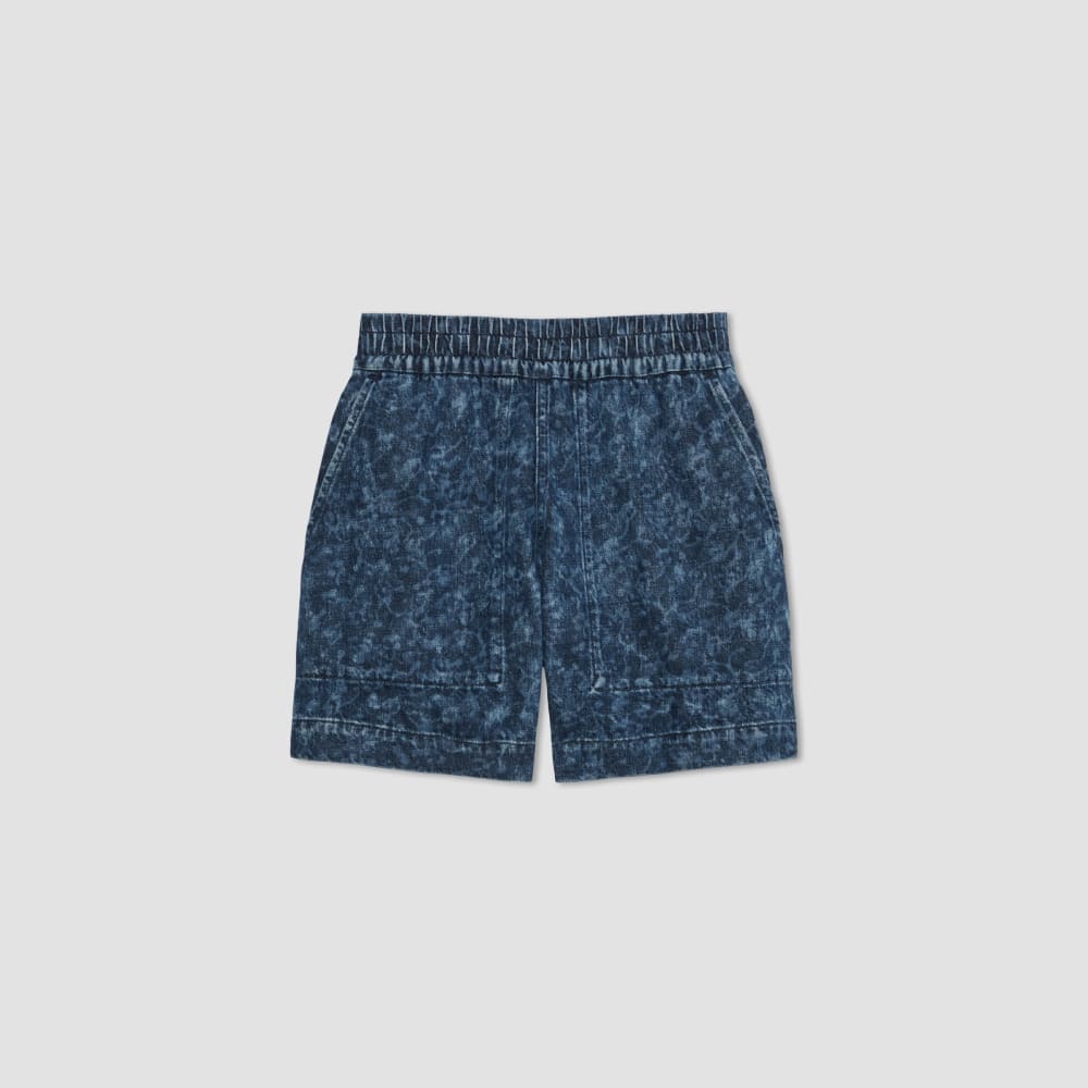 The Denim Utility Short | Dark Painterly Strokes - Image 2