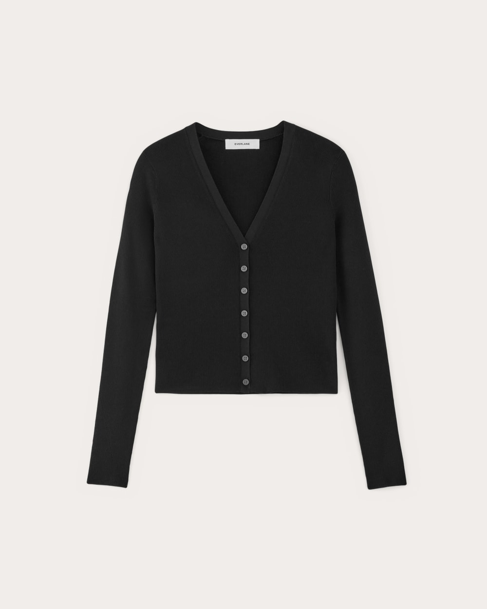 The Cozy Rib Cardigan | Black - Image 2