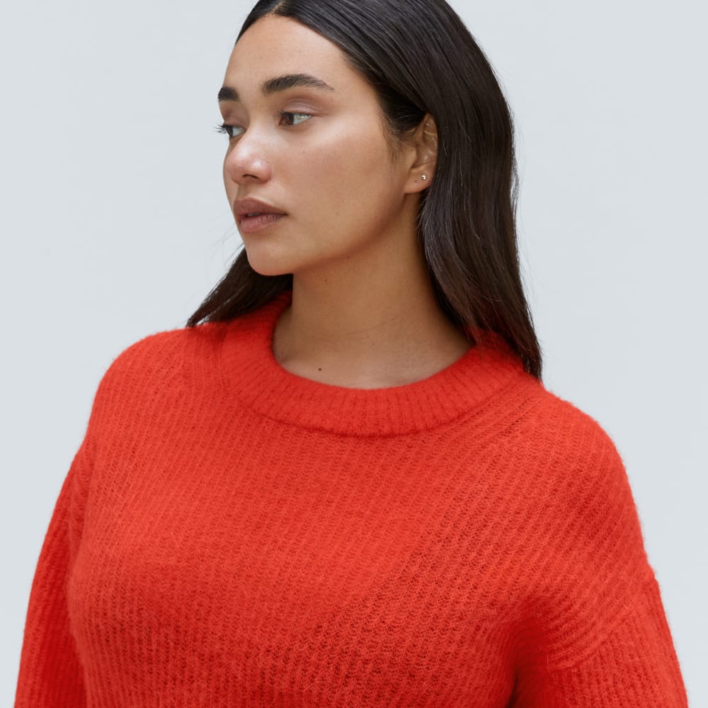 The Cocoon Crew in Alpaca | Red Orange - Image 4