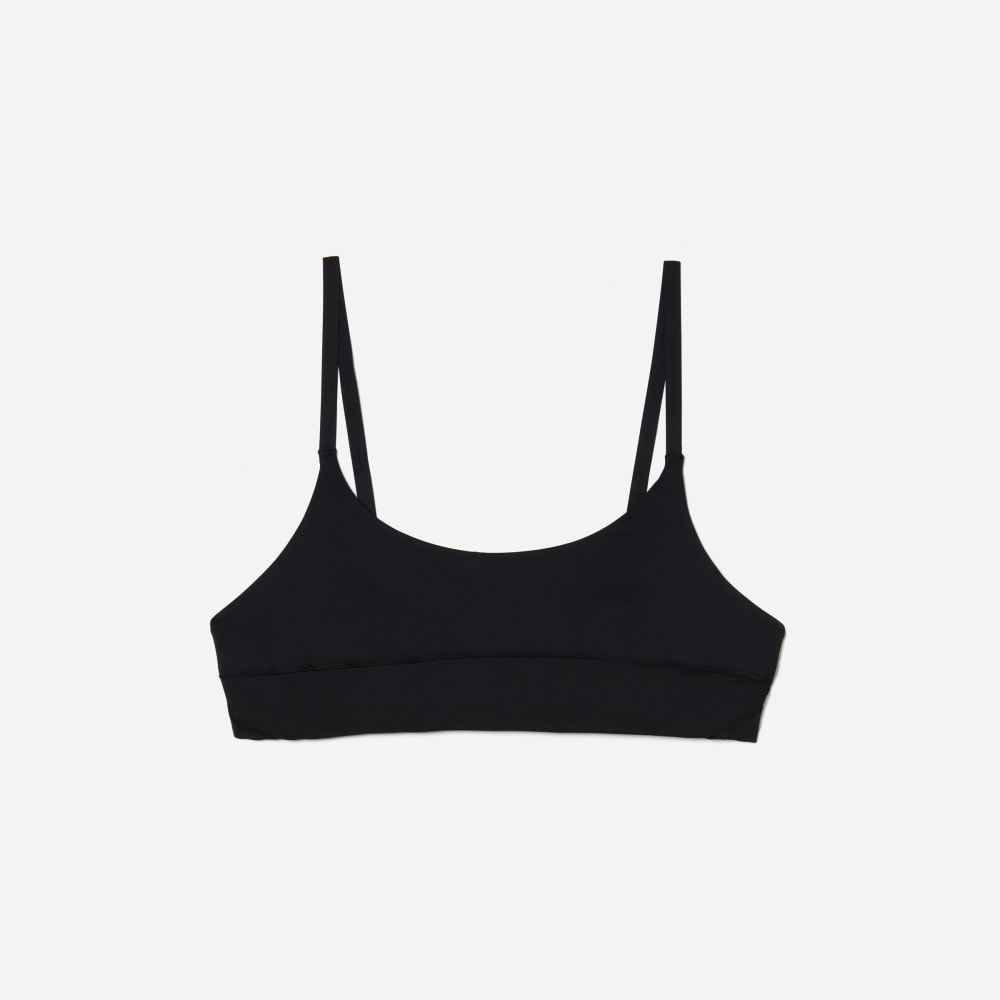 The Scoop-Neck Bikini Top | Black